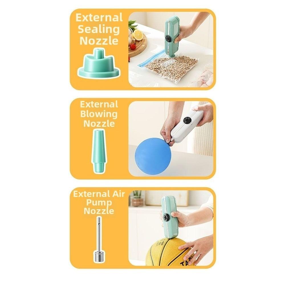 USB Rechargeable Vacuum Sealer Automatic Food Sealing  Machine  Kitchen Gadgets