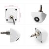 GreenYi 170 Degree AHD 1920x1080P White Vehicle Rear View Camera Metal Body Car Reverse Fisheye Lens Camera