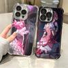 Madoka Magica Anime Weiche Handyhülle Für iPhone 15 16 17 Air 14 Pro Max 16E Plus 13 12 Mini Galvanisiert Anti-Fall Fundas