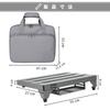 GOKKO Ultralight Guitar Pedalboard Aluminum Alloy Effects Board with Carrying Bag Velcro Mounting Ergonomic Design Medium Size M-Gray