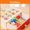 Montessori Sorting Box Wooden Educational Toy For Toddler Learning Colors Shapes