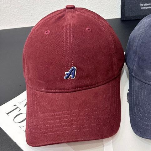 Frühling und Sommer Buchstabe A Bestickte Baseballkappe Kinder Vielseitige Gesichts-Kleine Lässige Schattenspitzkappe Herren