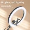 10 Inch 360° Light Cantilever Fill Light Table Top Clip Ring Lamp Free Adjustment Live Broadcast LED Phone Holder