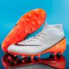 28-45 High Top Football Shoes Long Nails Children Adult Lawn Training Shoes Tf Broken Nails Football Shoes