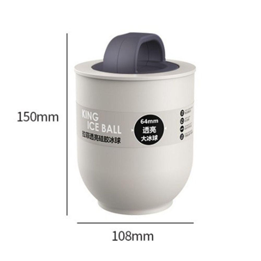 Food Grade Ice Ball Maker Large Size Ball Ice Tray Clear Whiskey Ice Ball Mold Summer