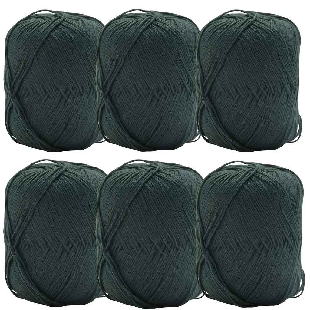 100% Cotton Yarn for Crocheting and Knitting, Medium-Weight DIY Craft Yarn for Sweaters,Scarves,Hats,Gloves - 50g/170m Per Skein