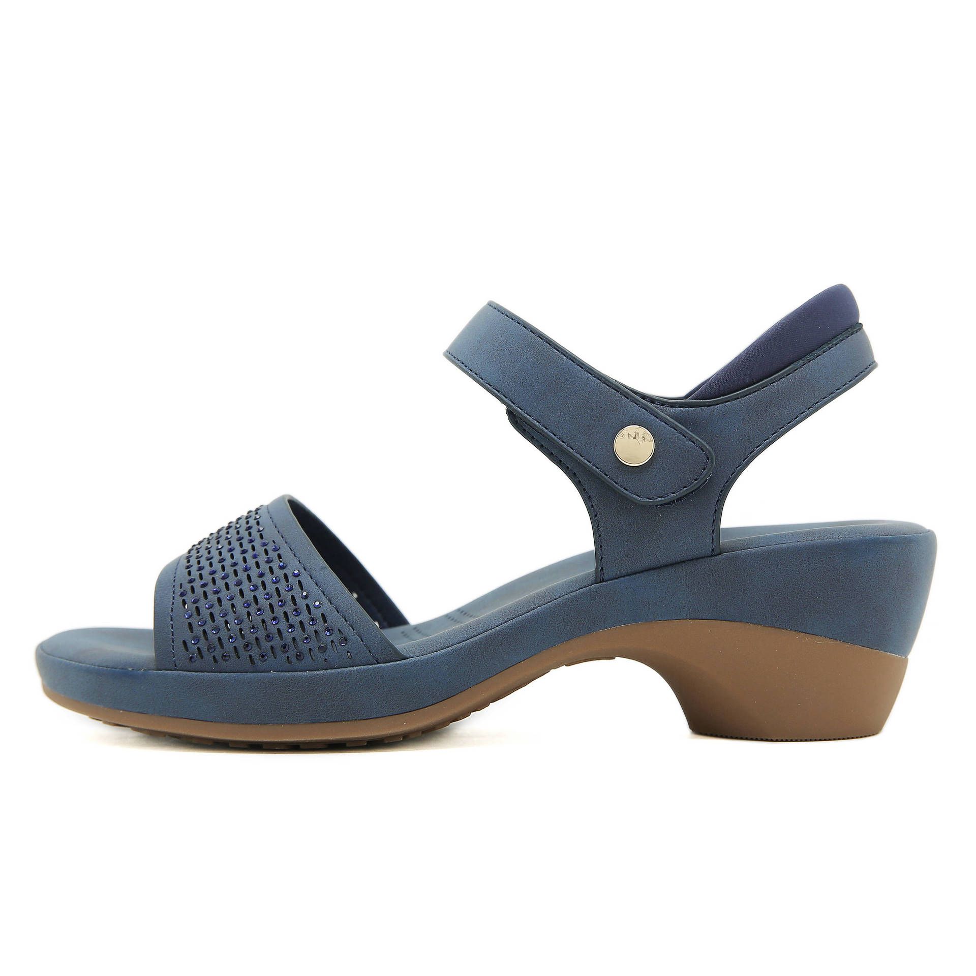 

Новые весенние и летние повседневные босоножки со стразами женские нескользящие пляжные босоножки на танкетке 42 королевский синий