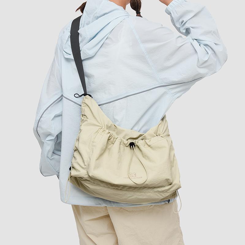 Schultertasche mit großem Fassungsvermögen Oxford Pendler Umhängetasche Plissierte Achseltasche