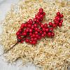 1PC Christmas Red Fruit Simulation Red Berry Christmas Decoration Acacia Fruit Foam Red Fruit Branch New Wreath Accessories