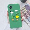 Case For Xiaomi 12 Pro Lite Ultra Cute Flower Astronaut Soft Liquid Silicone Anti Drop Phone Back Cover For Xiaomi12 Funda Capa