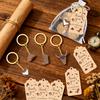 12 Sets Western Cowboy Party Favors For Guests Cowboy Boot Hat Keychain With White Organza Bags And Thank You Tags