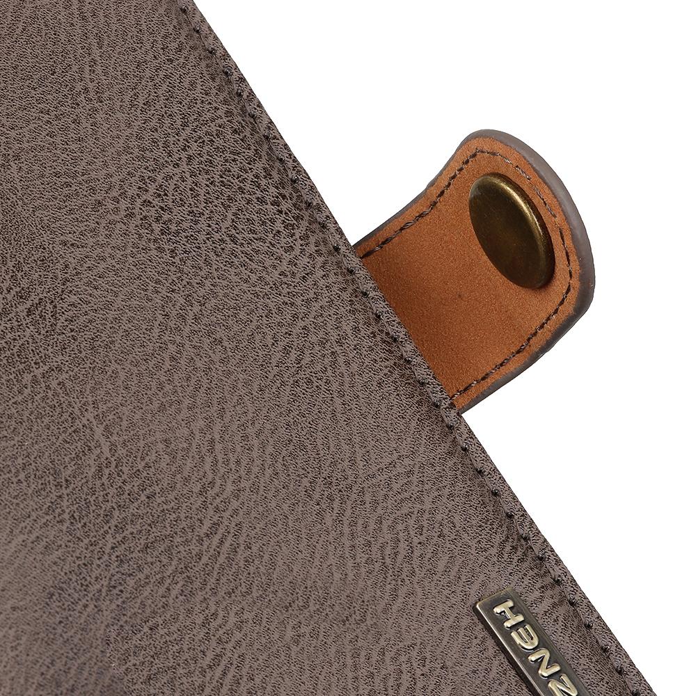 KHAZNEH Flip Leather Phone Case For Samsung Galaxy A24 4G (162.1 x 77.6 x 8.3mm) Cowhide Texture Phone Cover Wallet Stand