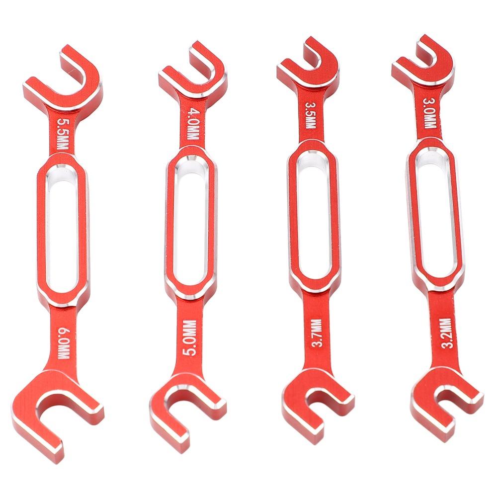 4Pcs/Set Multifunction RC Car Wrenches 3.0-6.0mm RC Maintenance Spanner  For RC Crawler