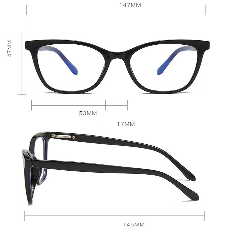 Anti-blue Light Glasses Luxury Cat Eye Eyewear Women Men High Quality Eyeglasses Blue Light Blocking Man Lady Computer Eyeglas
