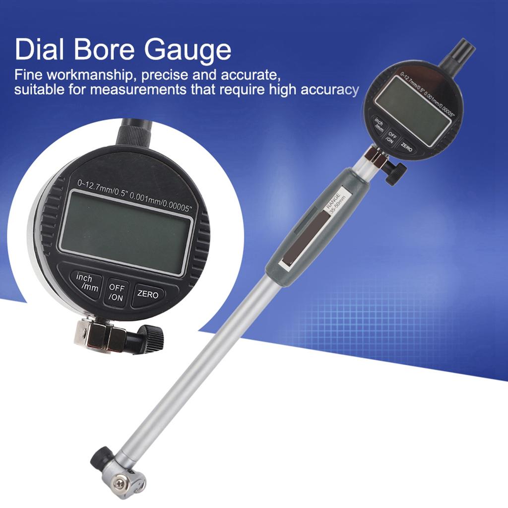 Digital Dial Bore Gauge Stainless Steel High Accuracy Inner Diameter Measurement Tool 3550mm