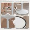 Bar Stools, Set of 2, Swivel Seat, Adjustable Height, 43 X 45 X 100 Cm, White