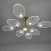 Modern Luxury Chandelier LED three colors dimming Living Room Dining Room Hotel Bedroom Home Indoor Lighting