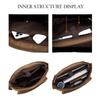 BIERLIFU High Quality 16 A Washed Canvas Men's Messenger Bag Explosion Proof Zipper Male Shoulder Bag Student Computer Bag Simple Solid Color Flap Bag