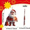 2D New Christmas Tree Decoration Pendant Santa Claus Acrylic Durable Material Xmas Gifts Home Decor Papai Noel Cosas Navideñas