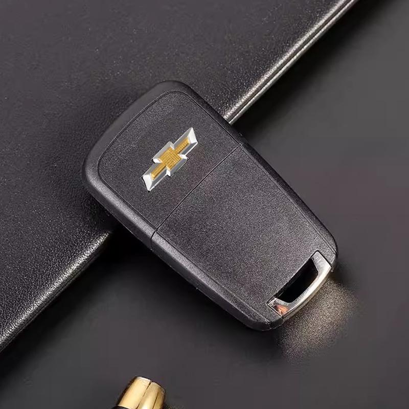 Samolepka s emblémem na dálkový klíč od auta Hliníková dekorace klíčů Nálepka pro Chevrolet Cruze Malibu Colorado Suburban Equinox Blazer Camaro