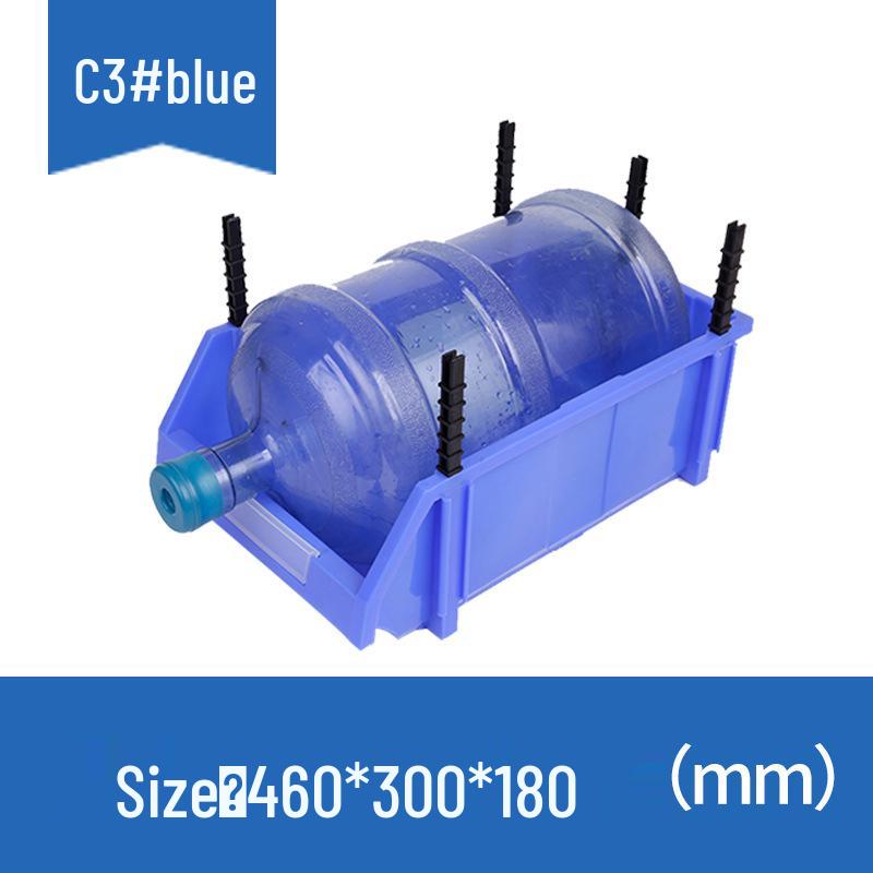 Thickened Modular Plastic Storage Box for Hardware & Electronic Components with Slanted Opening