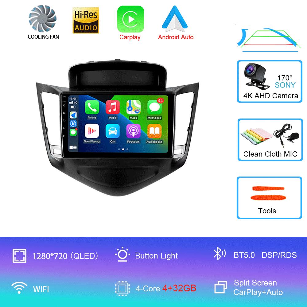 

Android 14 Автомобильное радио для Chevrolet Cruze J300 2008 - 2014 Видеоплеер Навигация стерео GPS