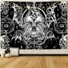 Tapestry Gothic Skull Dark Devil