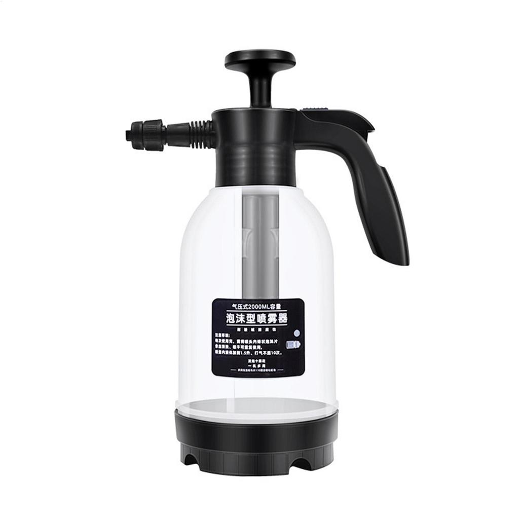 2L Car Foam Sprayer Portable Hand Pressure Snow Foam Sprayer Watering Can HDPE Foaming PumpFor Auto Cleaning Tools