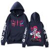 Anime Demon Slayer Infinity Castle Akaza Hoodie Men Women Harajuku Pullover Hoodie Y2k Clothes Tops