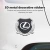 For Lexus 3D Metal Badge Car Side Body Window Trunk Sticker Decal RX350 IS250 IS200 GS300 LX570 RC350 UX250h ES350