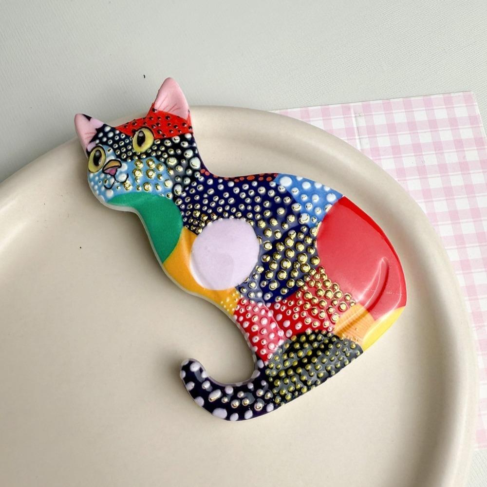 Cute Hot Stamping Sticker Cartoon Refrigerator Magnetic Stickers Fridge Magnets  Tourism Souvenirs