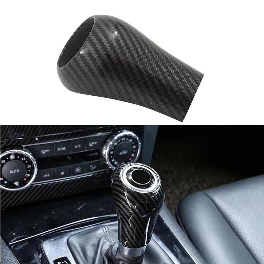 

Gear head sticker for Mercedes-Benz W204 carbon fiber pattern