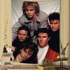 D-Duran Duran Music Band Anime Tapestry Hippie Flower Wall Carpets Dorm Decor Wall Hanging Home Decor