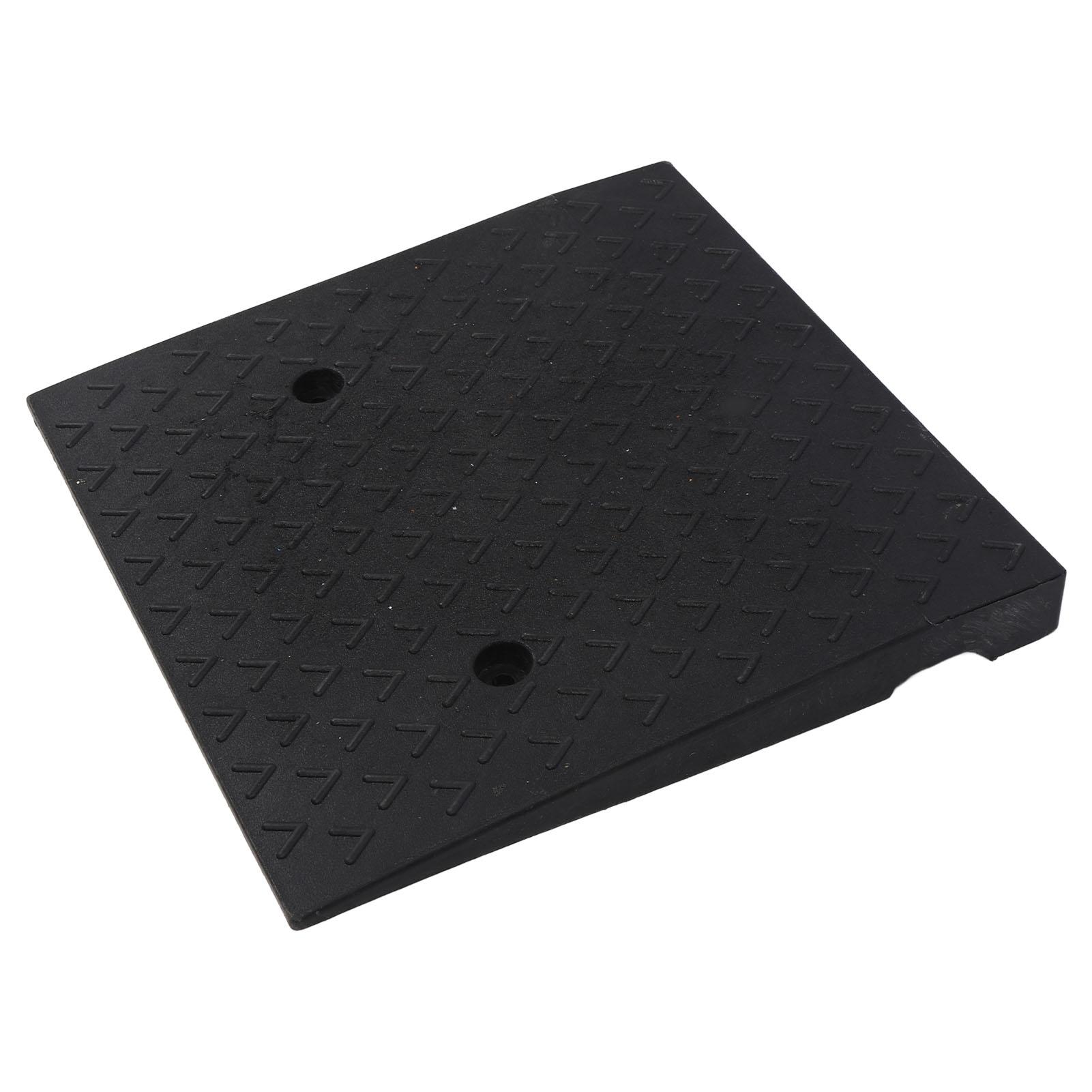 

Driveway Rubber Curb Ramps 35 Tons Load Capacity Prevent Skidding Sidewalk Threshold Ramp for Cars