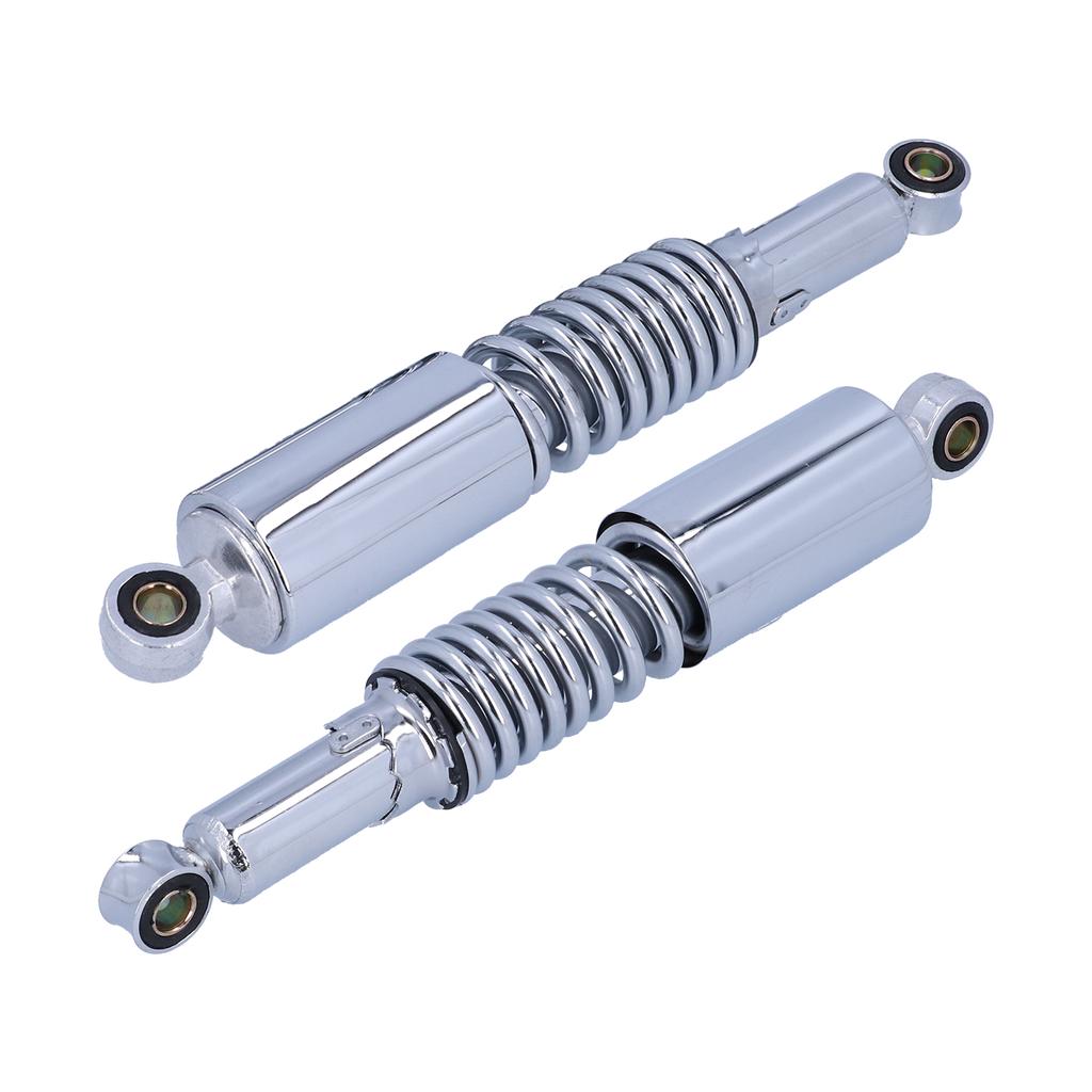 Pair of 12.5in Motorcycle Shocks Absorber Stainless Steel Damper Fit for 125cc 150cc 200cc