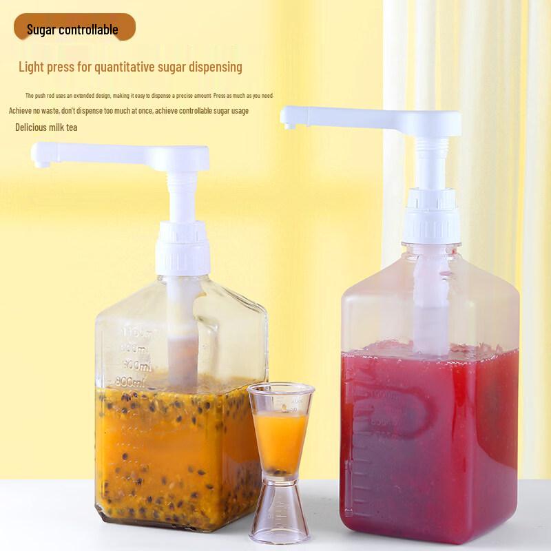 ZISIZ Glas Sirup Spender Flasche