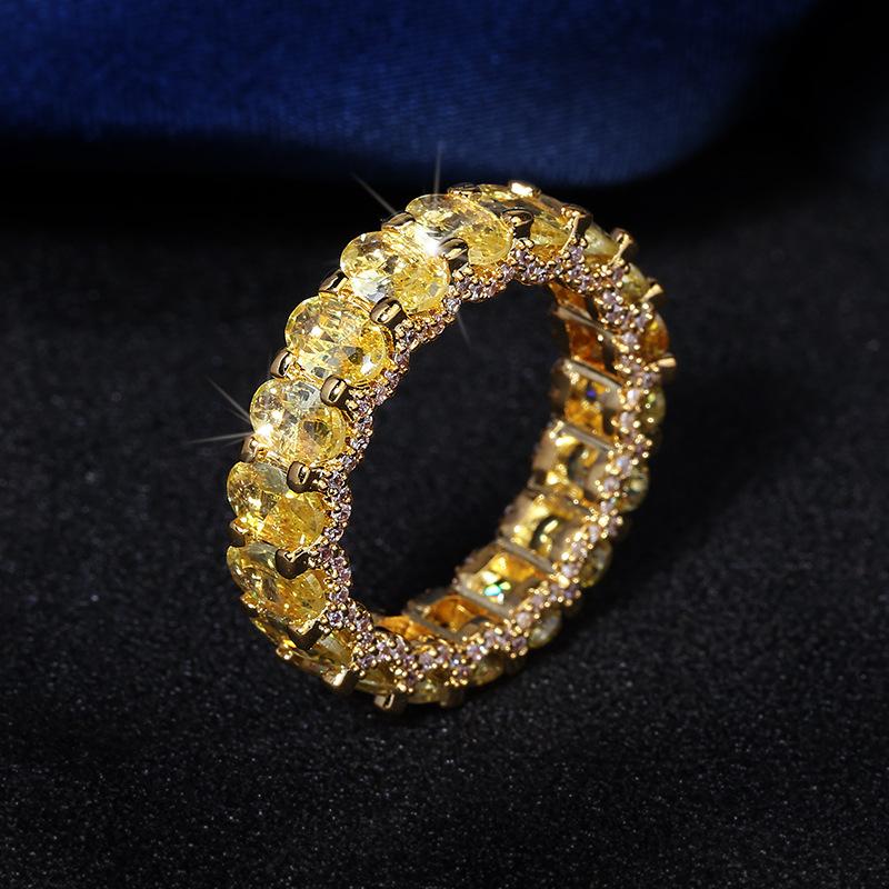 Zircon Rings Fashion Men's Rings Exaggerated Personality Rings