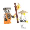 24ks/sada bloků Hračky Snadno sestavitelné Netoxické minifigurky Ninjago
