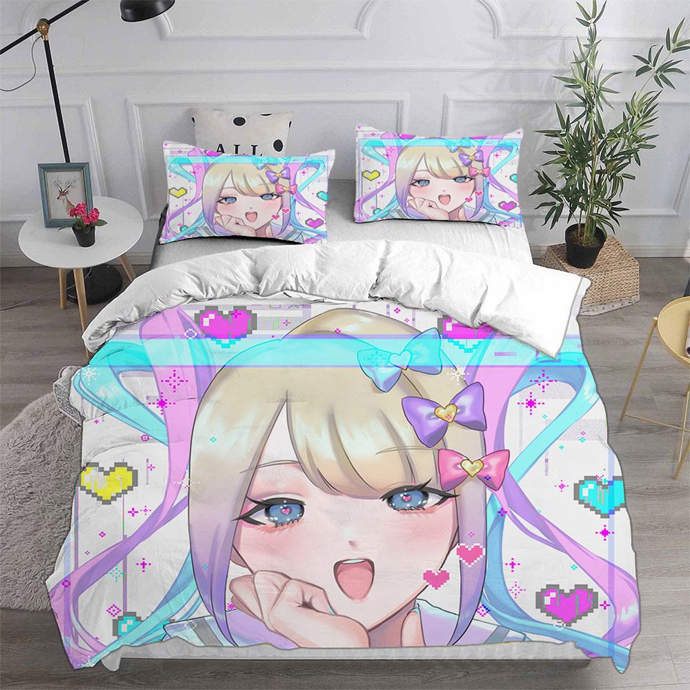 Needy Girl Overdose Bedding Sets Bed Cover Comforter Duvet Cover Pillow Case 2-3 Pieces Sets Teenagers Children'S Gifts