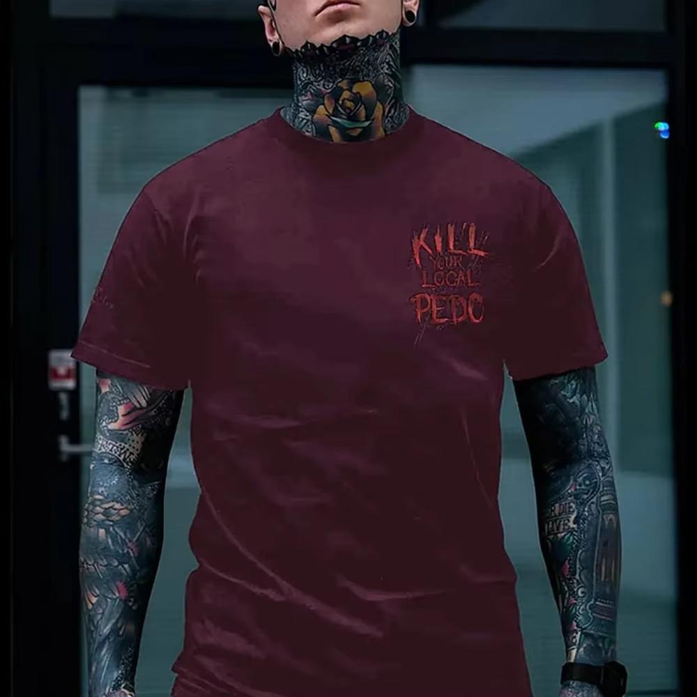 

Hot Sale Summer New Weird Pattern 3D Printed T-Shirt High-end Fashion Men s Elastic Material Casual Short Sleeve T-Shirt Plus XXXXXL коричневый