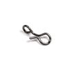 50Pcs Carbon Steel Fishing Accessories Black Fly Fishing Snap Quick Change for Hook & Lures