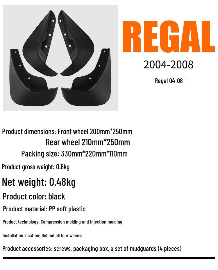 Buick Regal 2004-2008 Radschalen & Zubehör