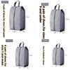 Waterproof Shoe Organizer Bag, Foldable, Dustproof, Storage Bags for Travel, Machine Washable, 1 Pc
