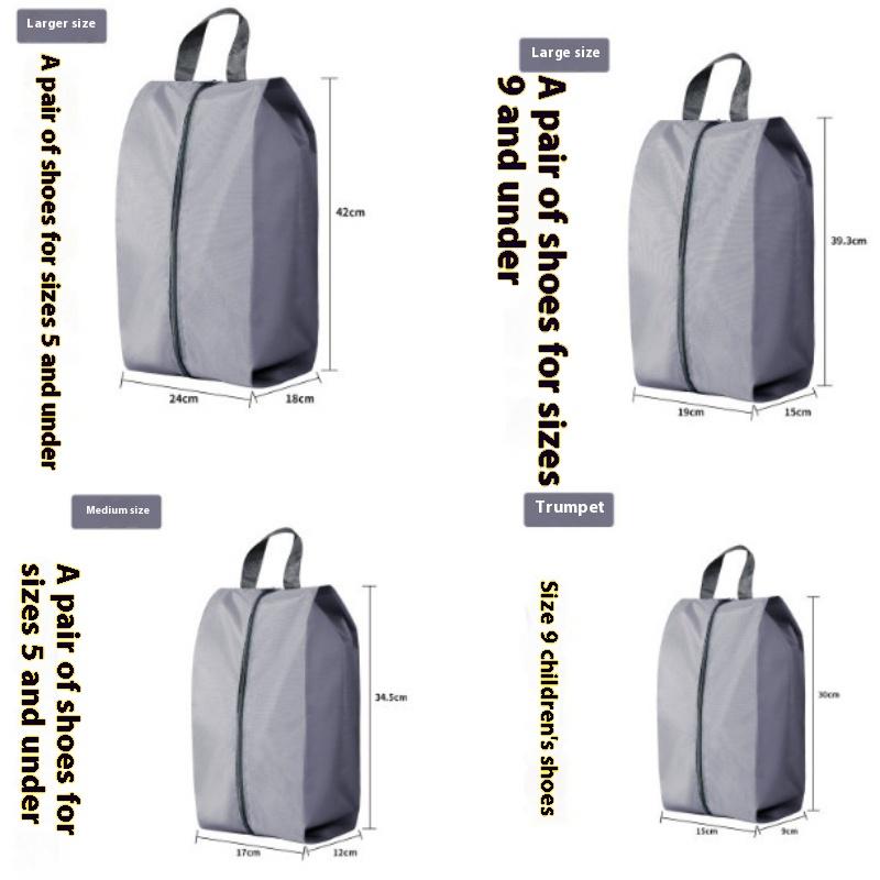 Waterproof Shoe Organizer Bag, Foldable, Dustproof, Storage Bags for Travel, Machine Washable, 1 Pc