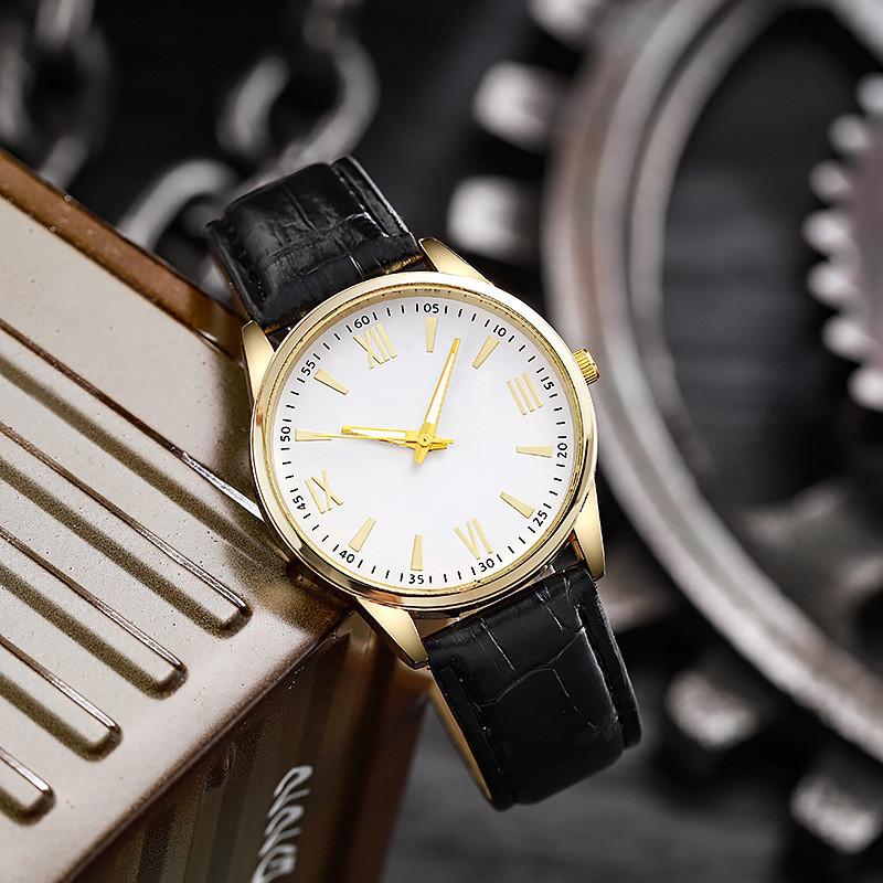 Classic Business Mens Quartz Watch With Sapphire Glass For Formal Office Wear