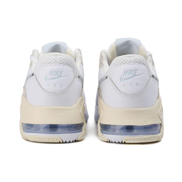 Nike Air Max Excee Cushioning Low Top Air Cushion Running Shoes Women's White Gray Patchwork CD5432-104