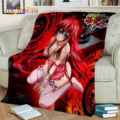 Cartoon Sexy Girl High School DxD Anime 3D Blanket,Soft Throw Blanket for Home Bedroom Bed Sofa Picnic Travel Cover Blanket Kids