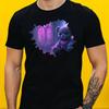 T-Shirt Homme Kawaii Gothique Motif Ours en Peluche Coton Taille S à 5XL