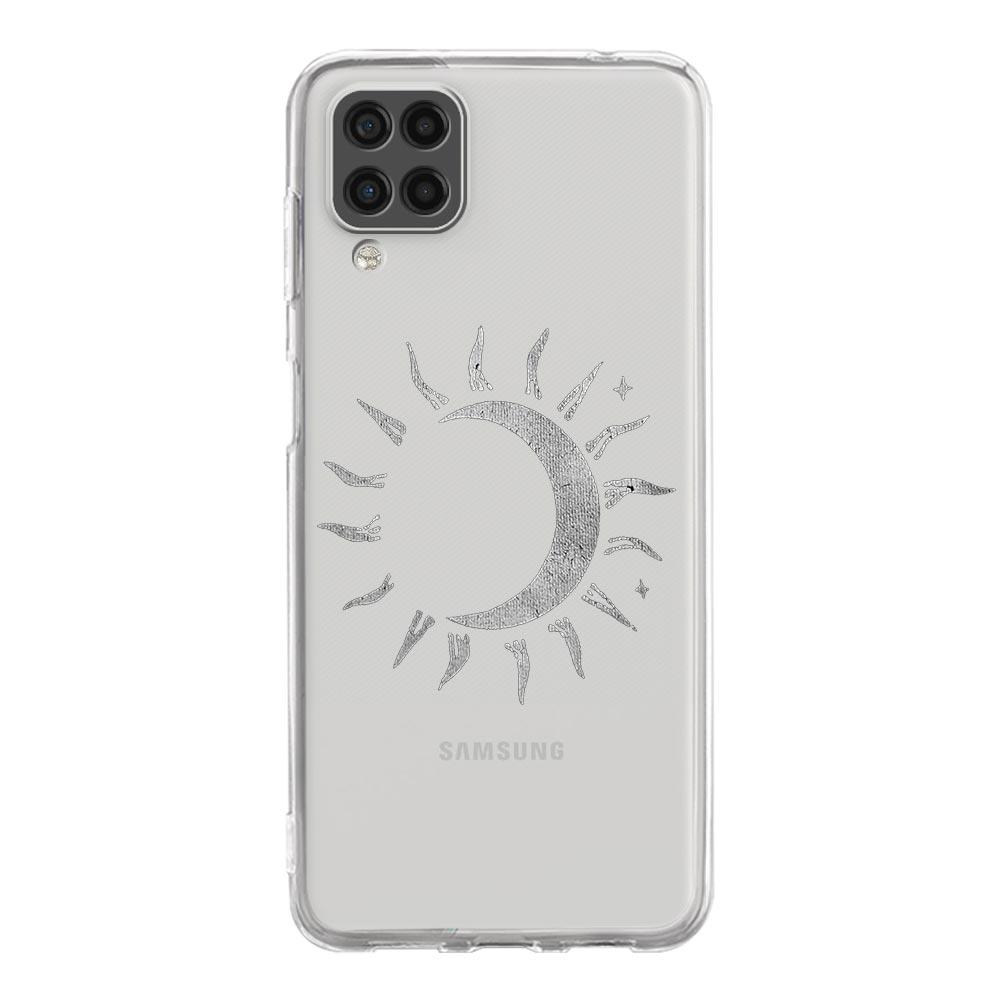 Zabawne Słońce Księżyc Anioł Oczy Do Samsung Galaxy A51 Etui na Telefon A71 A21S A12 A11 A31 A52 A41 A32 A23 A33 A53 A73 A03S A13 5G Pokrowiec
