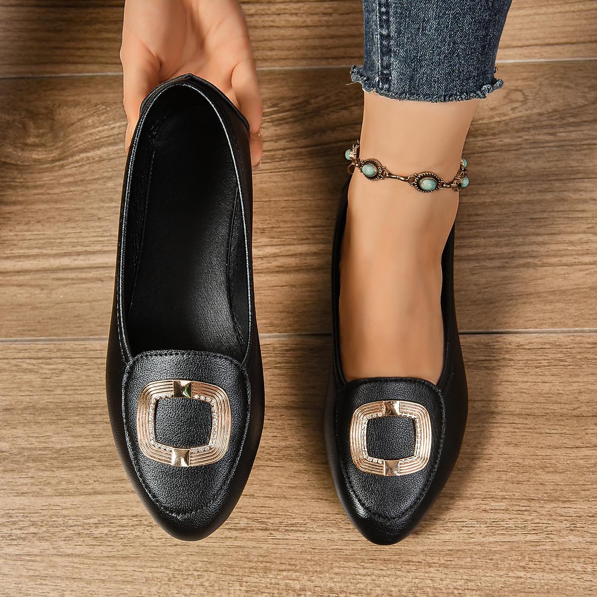 

Fashion Woman Flats New Slip on Ballet Loafers Outdoor Lightweight Office Boat Shoes for Women Pointed Toe Comfortable Sneakers Women 41